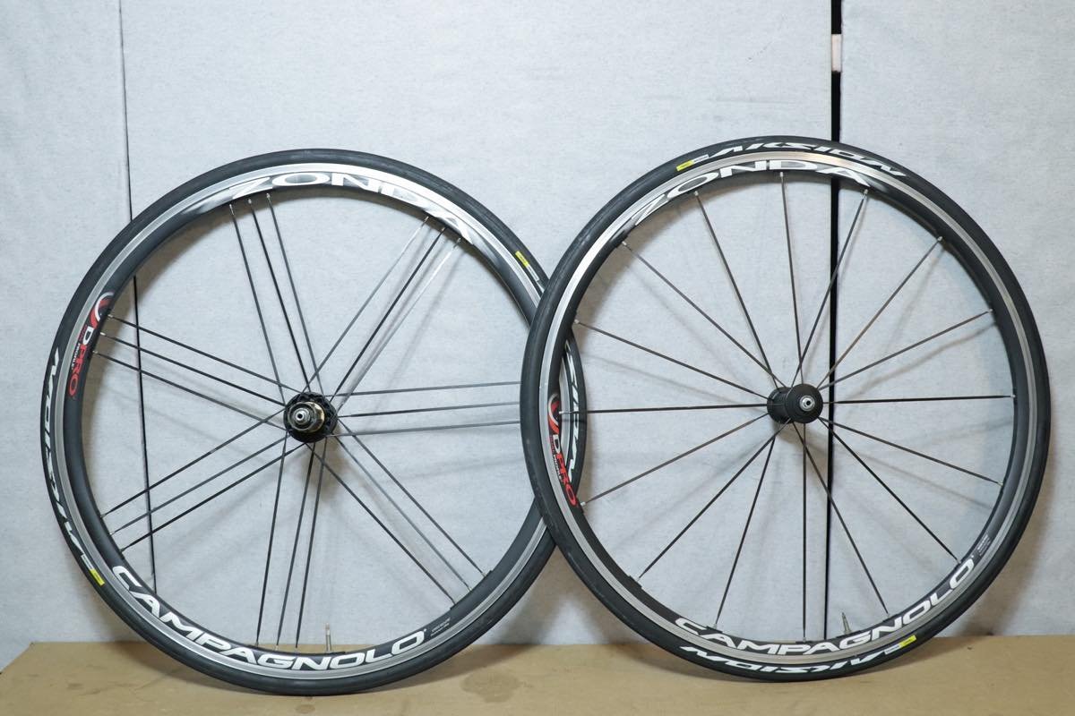 ○Campagnolo カンパニョーロ ZONDA G3 C15 シマノフリー 10s対応