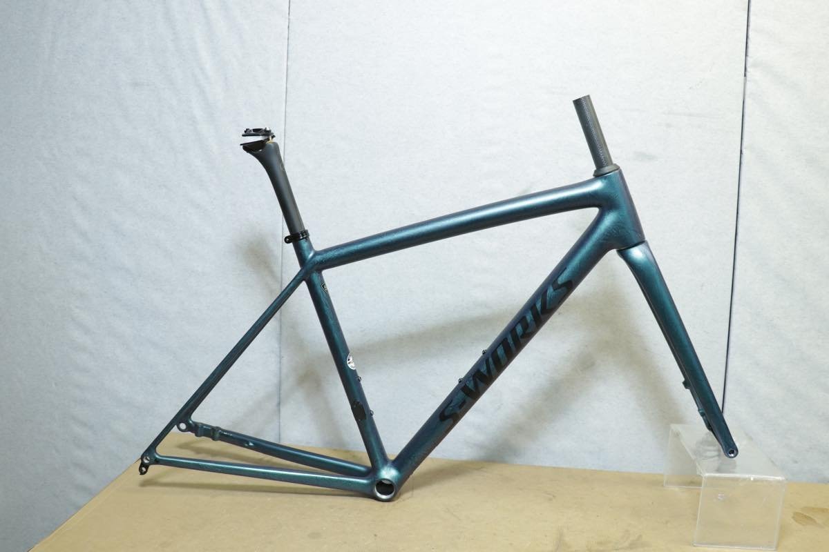 □SPECIALIZED スペシャライズド S-WORKS Aethos サテンオイルグラナイト カーボンフレーム 2023年 52size 新品