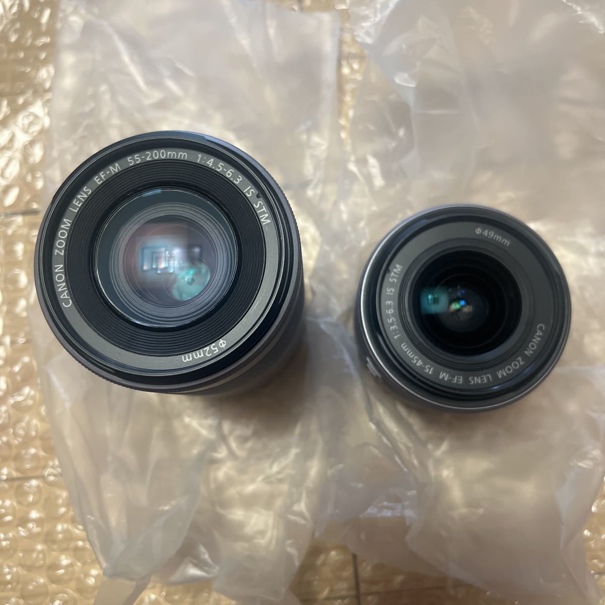  exhibition goods Canon Canon mirrorless single-lens camera EOS M200 double zoom kit ( white )
