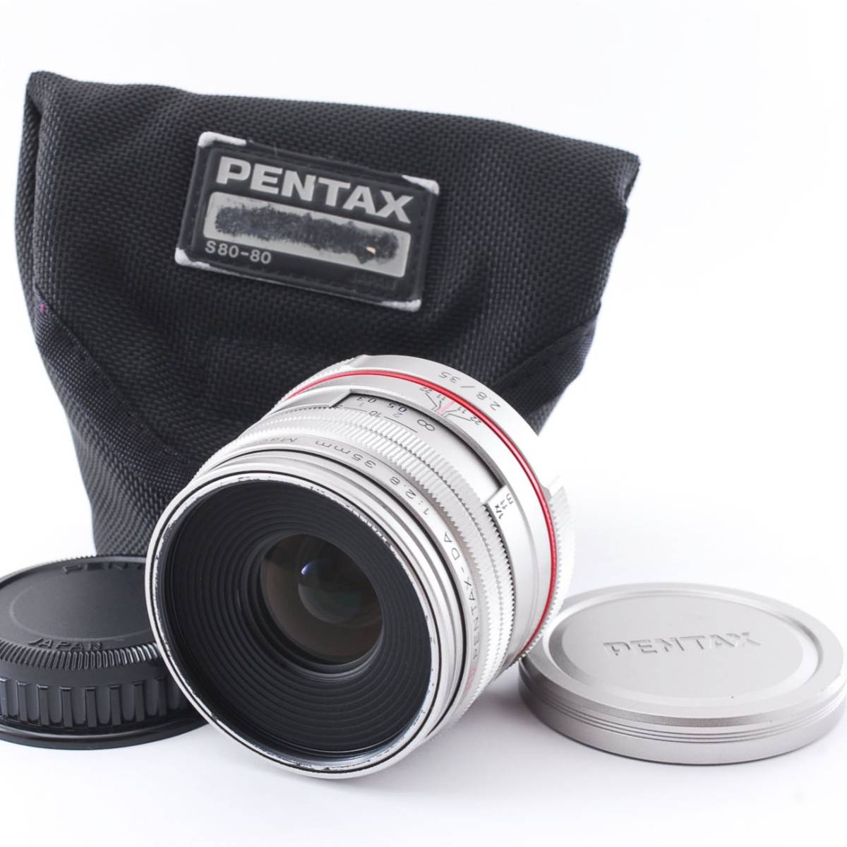 Pentax DA HD 35mm f/2.8 Macro Limited シルバー マクロ リミテッド [美品] レンズケース付き #Y981 