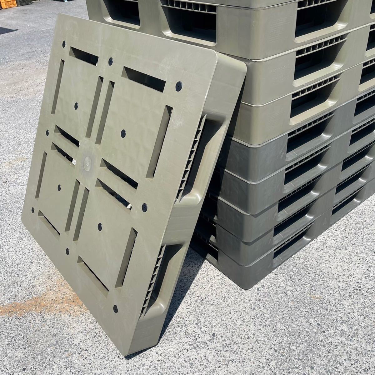 新品】リサイクル物流パレット 1100×1100×140 20枚セット 樹脂 新品】リサイクル物流パレット 1100×1100×140 20枚セット 樹脂