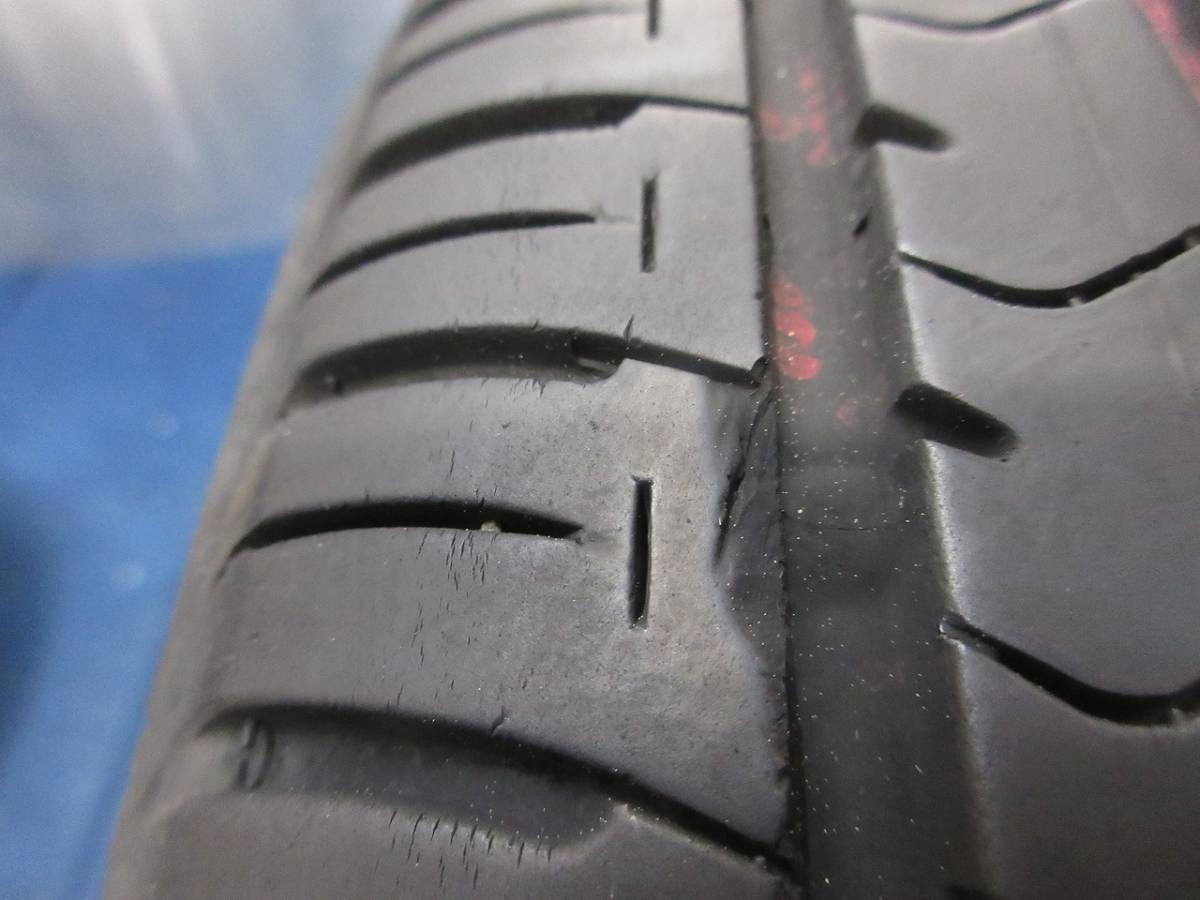 ★8-8.5分山★19年製★ ブリヂストンECOPIA NH100C 155/65R13 社外ホイール 13×4J +42 4H-100 4本セット 軽自動車等 D991の画像9