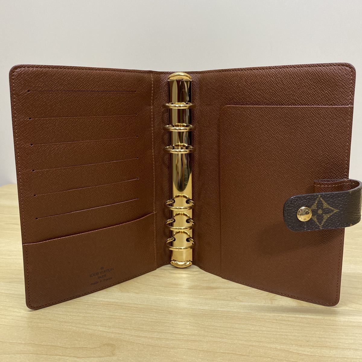 美品】LOUIS VUITTON ルイヴィトン モノグラム 手帳カバー アジェンダ