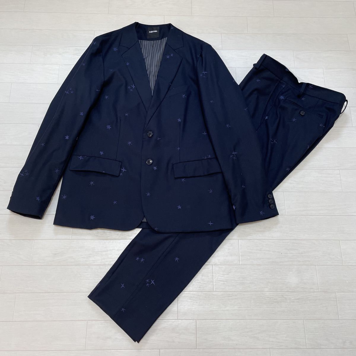 SALE】 ネネット Ne-net メンズ セットアップスーツ スター