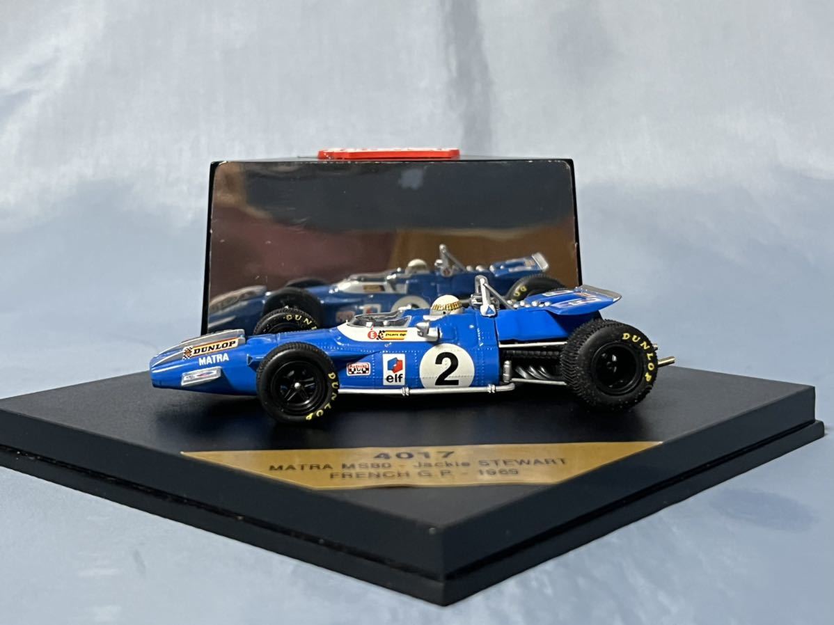 Quartzo made MATRA MS 80 jack - Stuart 1969 year France Grand Prix 1/43.