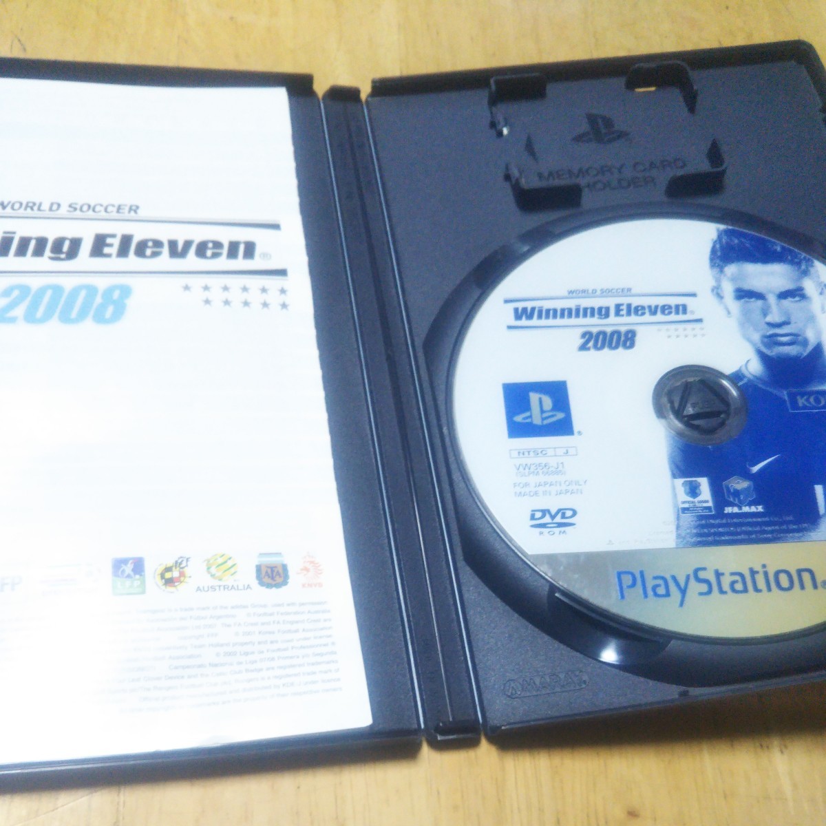 PS2【WORLD SOCCER Winning Eleven 2008】コナミ　送料無料、返金保証　プレイステーション2ソフト　発送前に動作確認をします