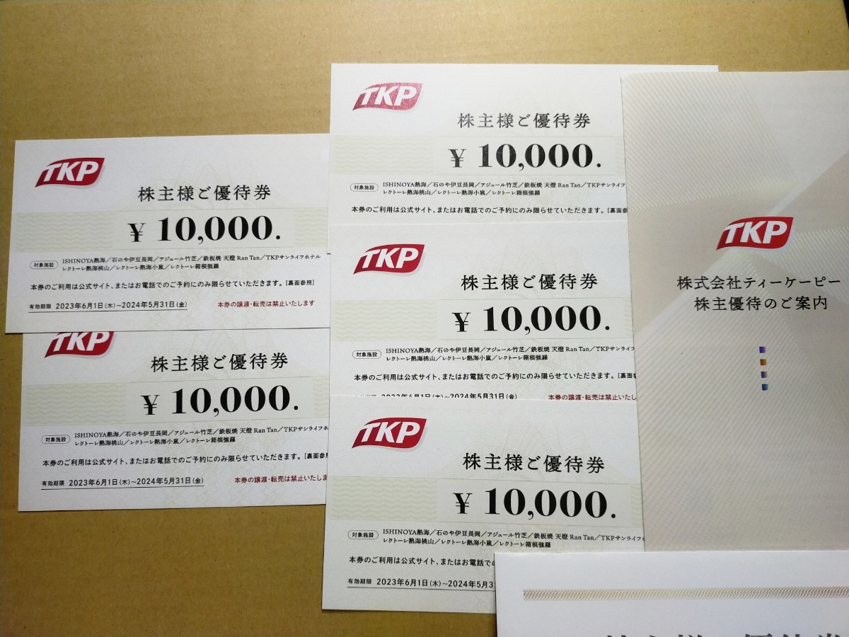 TKP  ティーケーピー　株主優待10,000円