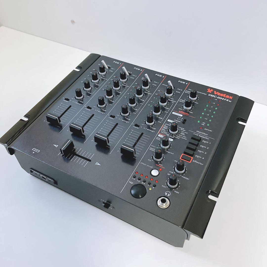 希少・極美品】Vestax DJミキサー VMC-004FXu 定価5万 希少・極美品】Vestax DJミキサー VMC-004FXu 定価5万