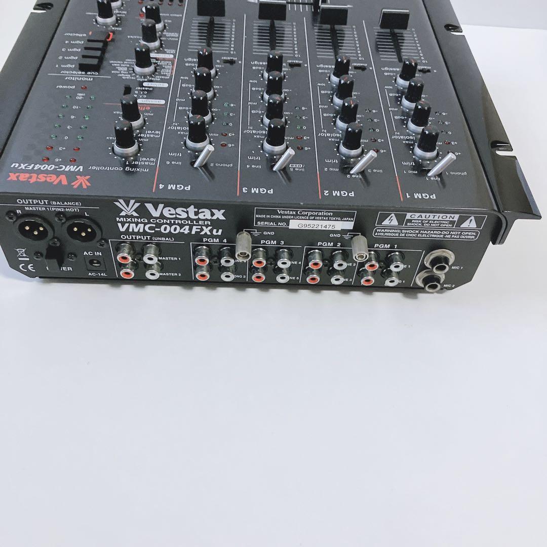 希少・極美品】Vestax DJミキサー VMC-004FXu 定価5万 希少・極美品】Vestax DJミキサー VMC-004FXu 定価5万