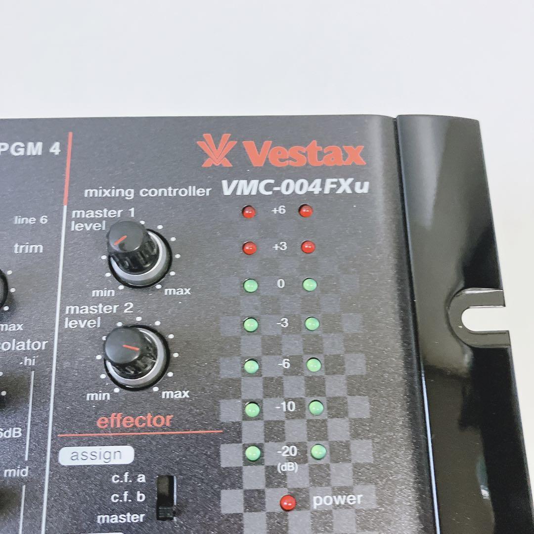 希少・極美品】Vestax DJミキサー VMC-004FXu 定価5万 希少・極美品】Vestax DJミキサー VMC-004FXu 定価5万