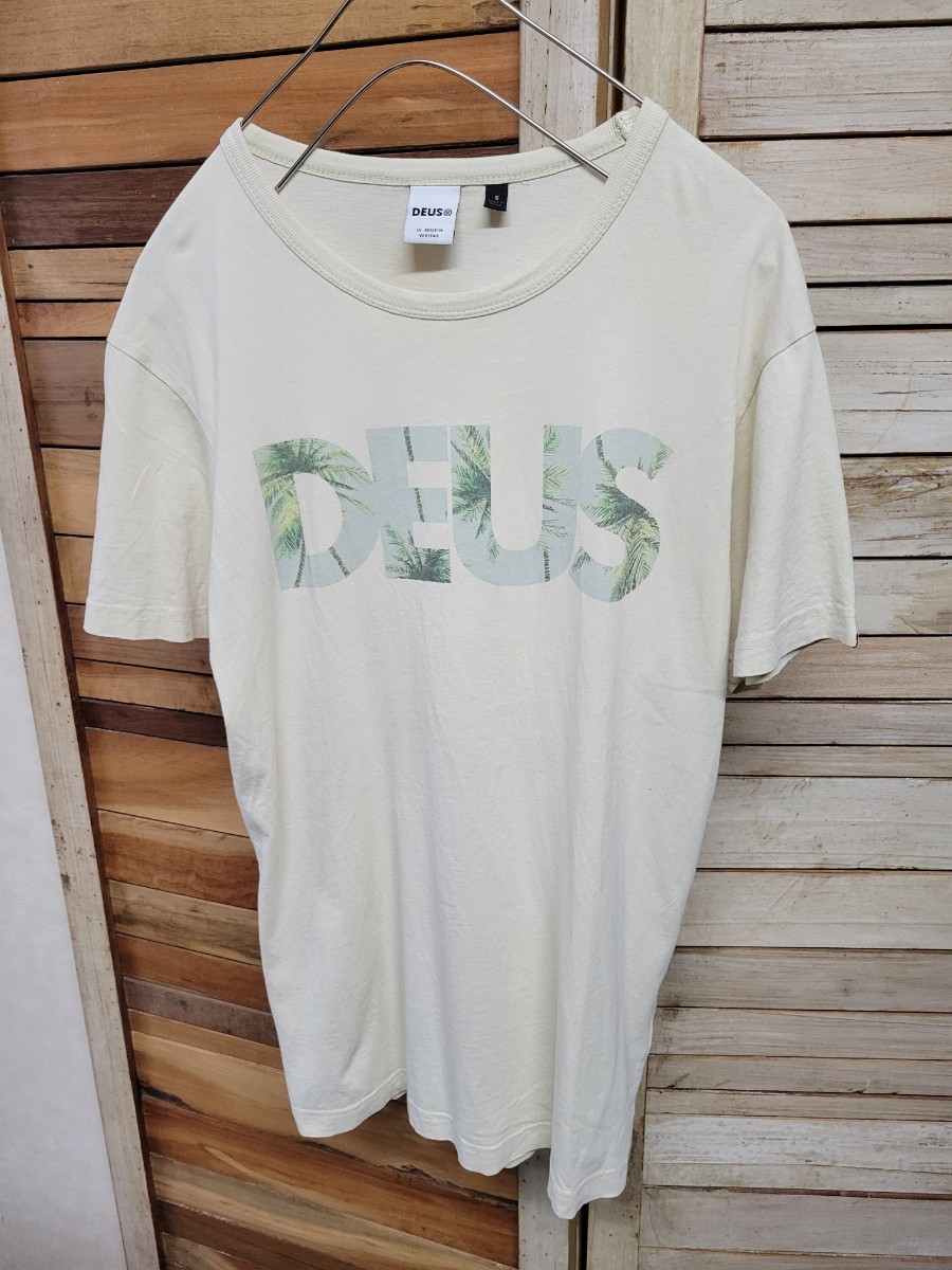 DEUS EX MACHINA デウス ロゴ Tシャツ size S ロンハーマン取扱いブランド 半袖_画像2