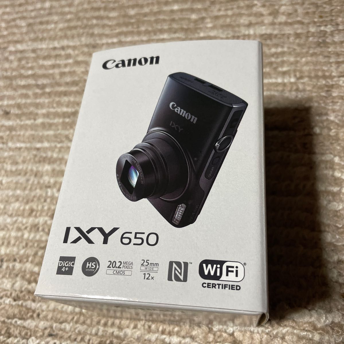 キヤノン Canon コンパクトデジタルカメラ IXY 650 シルバー 光学12倍