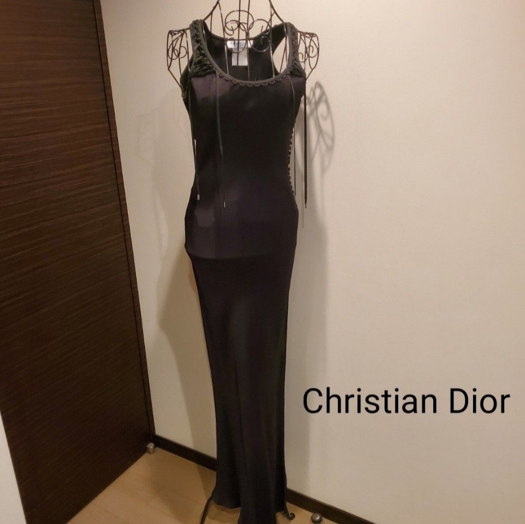 ChristianDior クリスチャン・ディオール ロングドレス ブラック