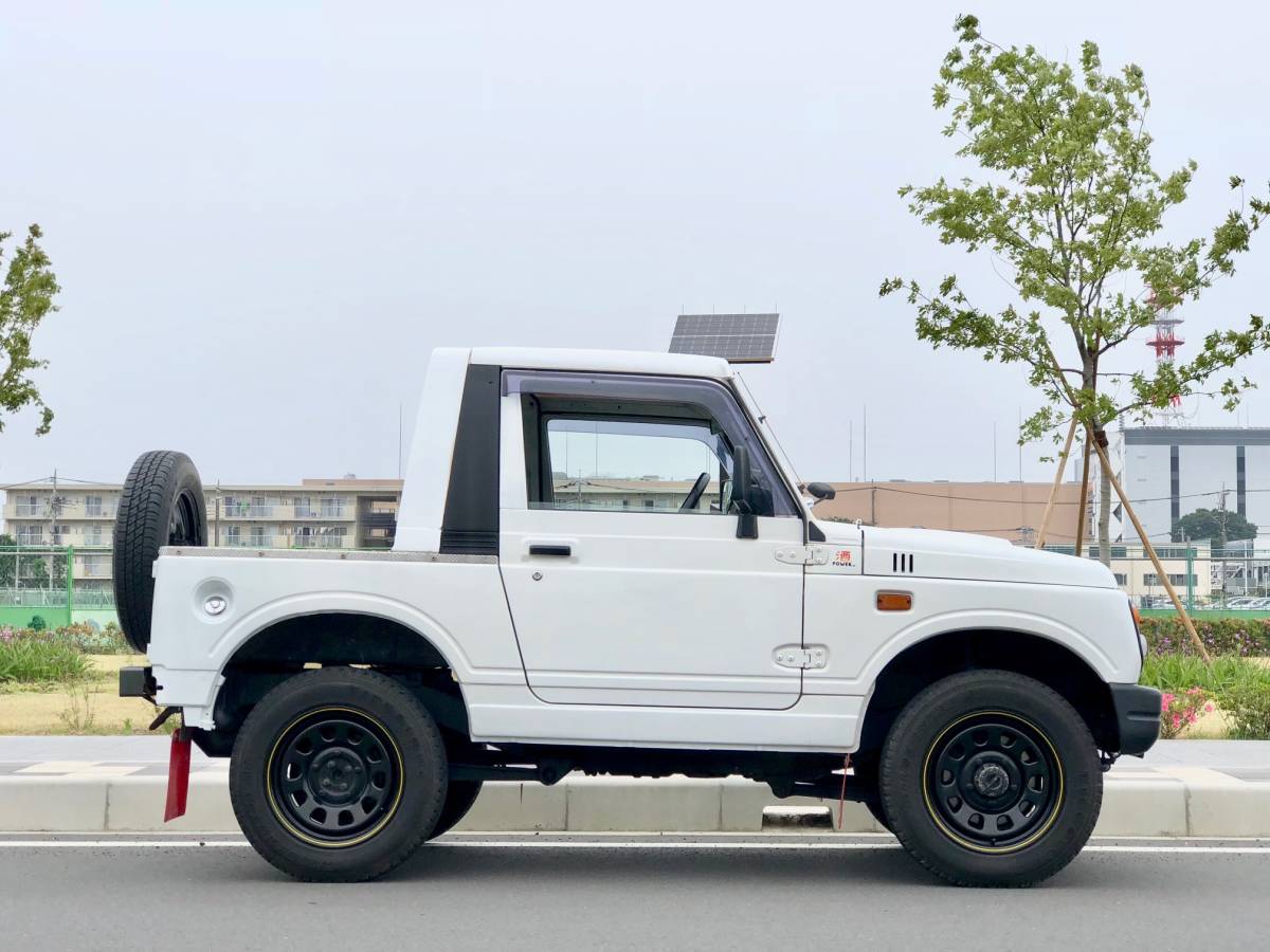  various 0 jpy! Jimny JA12 beautiful car safely .5MT inspection 31/4 real run rare extra cabin custom pick up official recognition boost UP T bell replaced!