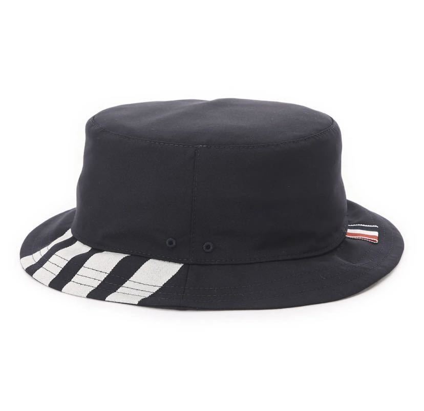 希少　即完売　美品　送料込　トムブラウン　Thom Browne トリコロール　CLASSIC BUCKET Hat バケットハット　4bar 帽子　キャップ_画像2