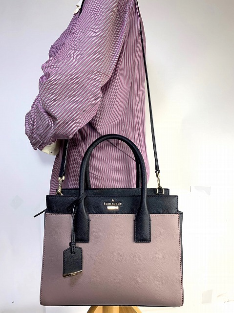 極美品】Kate Spade レザー シダーストリート トートバッグ！-