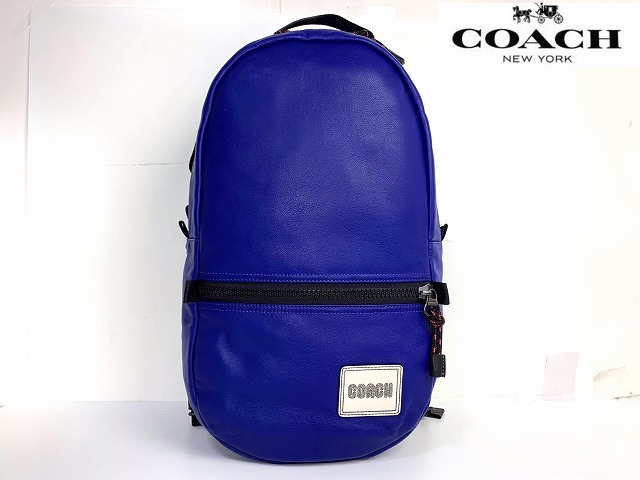 新品同様 送料無料 コーチ メンズ COACH レザー ペイサー バックパック