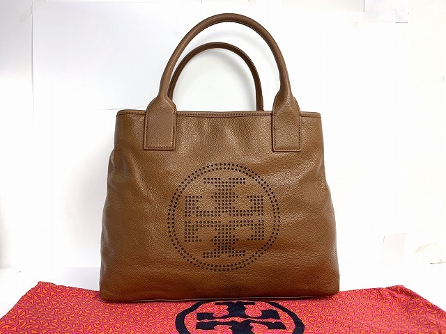 最も完璧な 極美品☆送料無料 トリーバーチ TORY BURCH レザー トート