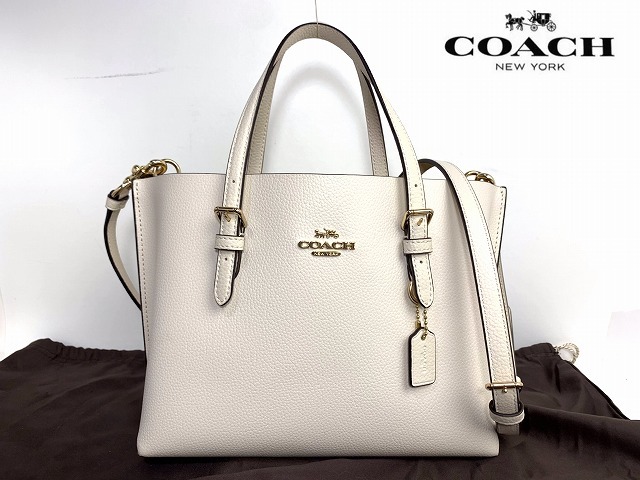 美品 送料無料 コーチ COACH ラグジュアリー レザー モリー 2Way