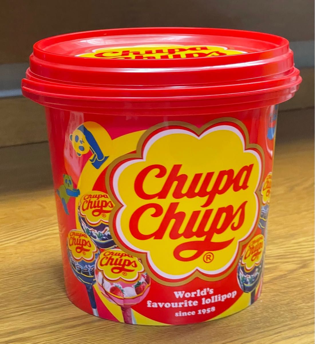 チュッパチャプス 貯金箱 小物入れ チュッパチャップス バケツ型 小物入れ 空箱 BOX お菓子