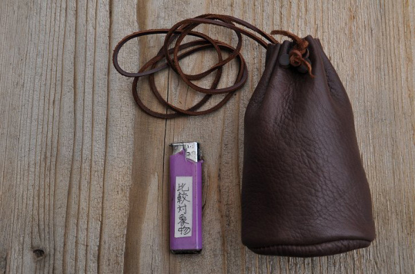 ti earth gold *metisn pouch * Brown type? new goods deer leather 