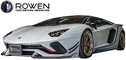 【M's】Lamborghini Aventador S LP740-4 (2017.1-) ROWEN フルエアロ 3点／／FRP製 アヴェンタドールS エアロ ランボ ロエン ロウェン_画像3