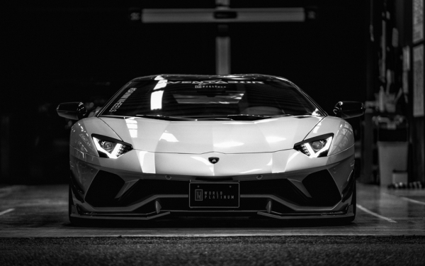 【M's】Lamborghini Aventador S LP740-4 (2017.1-) ROWEN フルエアロ 3点／／FRP製 アヴェンタドールS エアロ ランボ ロエン ロウェン_画像10