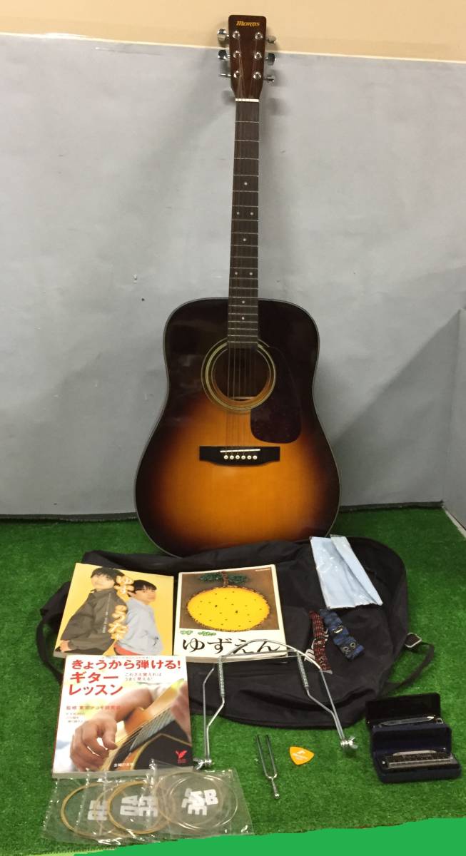 モーリス MORRIS アコースティックギター MD-256TS ブルースハープ