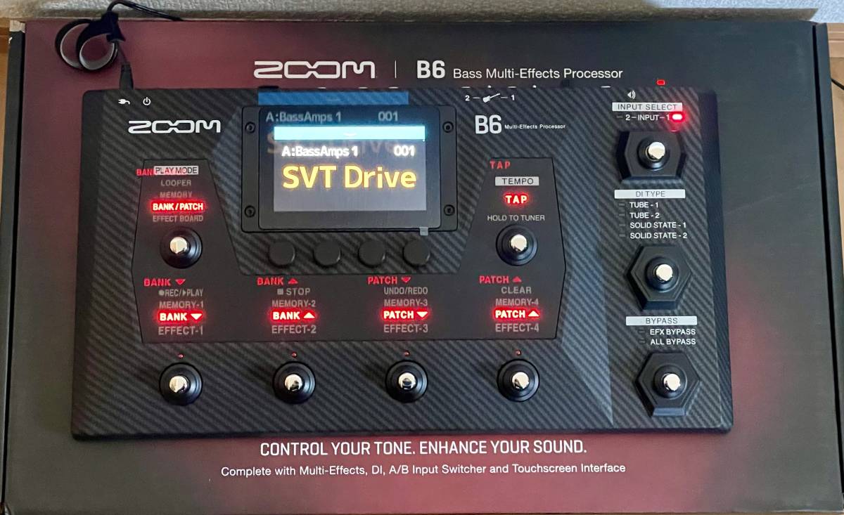 ヤフオク! - ZOOM ( ズーム ) / B6 ベース用マルチエフェク...