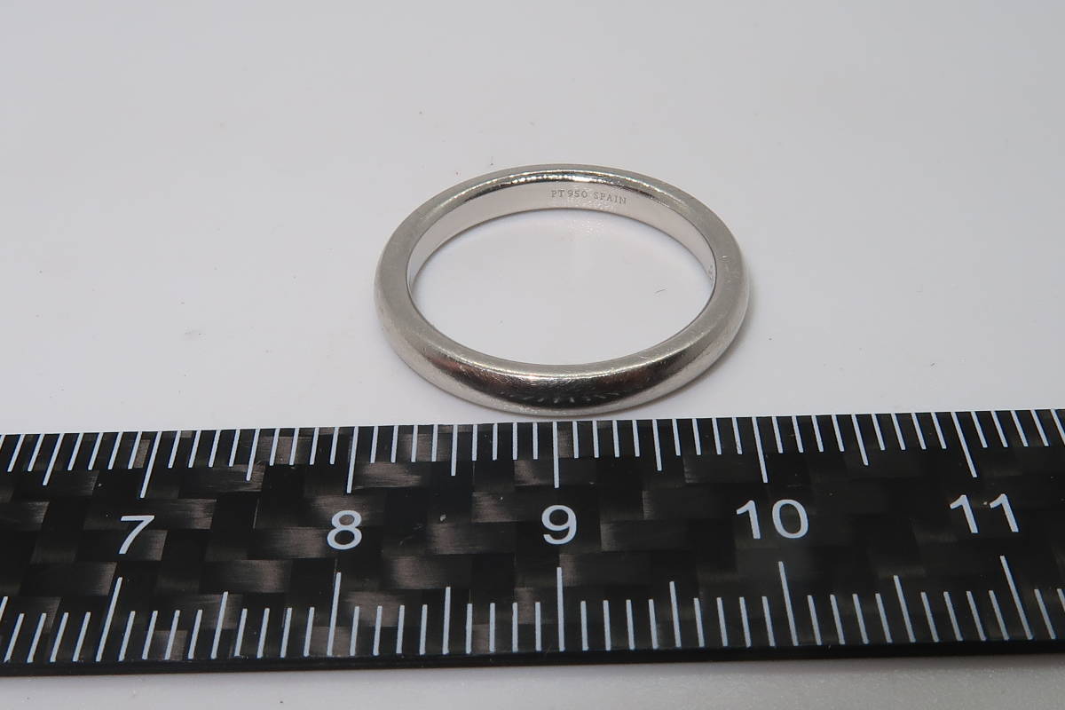 日本製 △▽TIFFANY&Co. ティファニー Pt950 リング 13号 プラチナ
