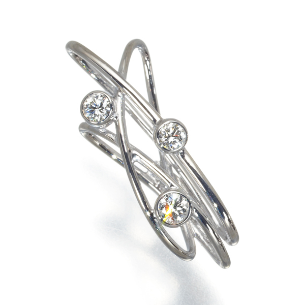 即発送可能 タサキ TASAKI タサキ ペンダントトップ 0.03ct K18WG 2年
