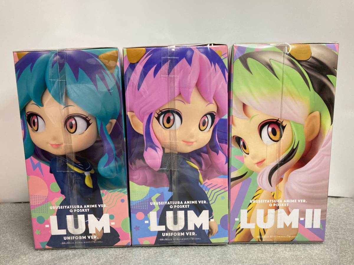 Qposket* Urusei Yatsura anime ver. LUM-Ⅱ LUM- uniform ver. 3 kind set 