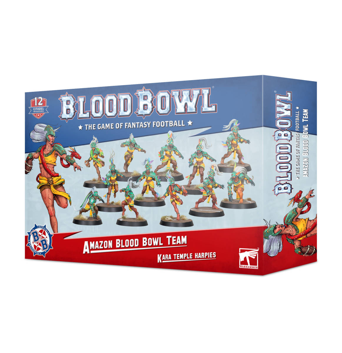 送料無料 新品 ブラッドボウル アマゾンチーム ウォーハンマーでおなじみのゲームズワークショップ / Blood Bowl: Amazon Team