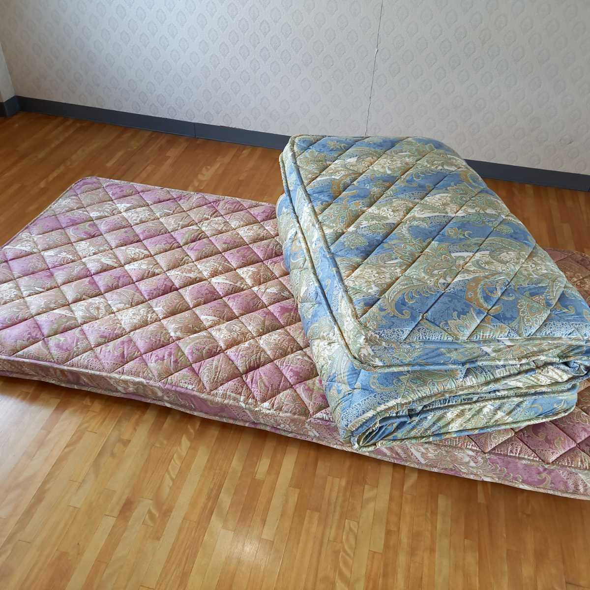 極厚 高級ホテル仕様 体圧分散 ペア2枚セット 多層 マチ付 敷布団 清潔