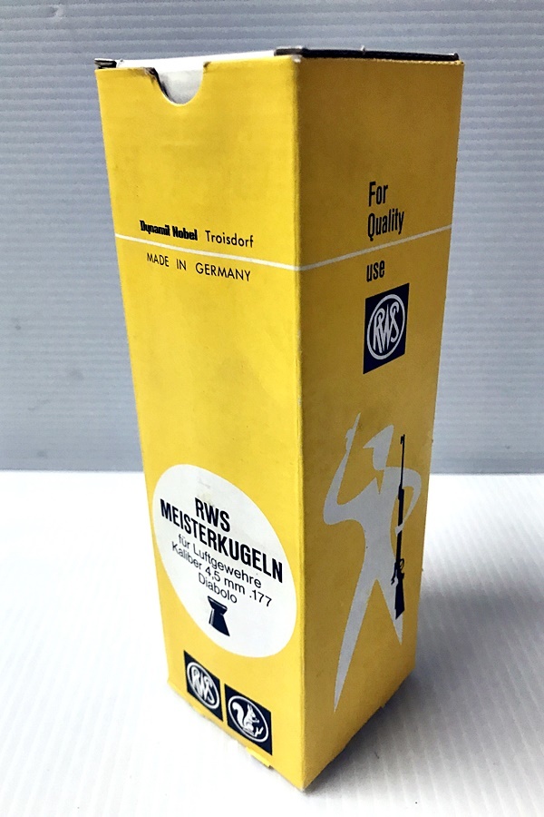 福岡)未開封 空気銃 弾 ペレット RWS MEISTERKUGELN 4.5mm 500入 10缶