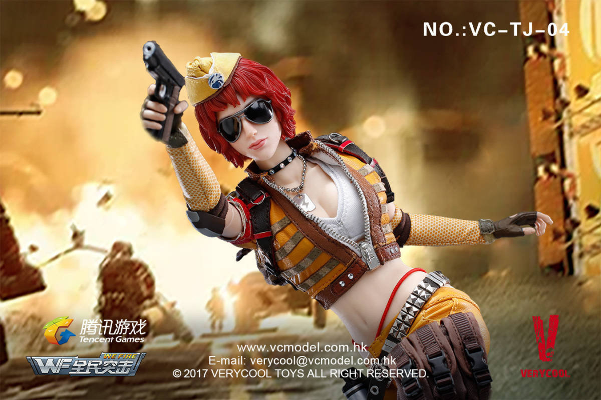 VERYCOOL 1/6 Wefire of Tencent Game 女性傭兵 ハートキング 未開封新品 VC-TJ-04 古代 Heart King 検） ホットトイズ DAMTOYS DID_画像8