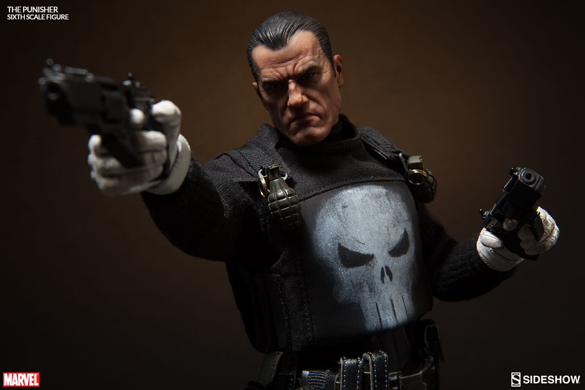 Sideshow 1/6 パニッシャー コミック.Ver 未開封新品 100212 Punisher サイドショウ 検） ホットトイズ マーベル_画像4