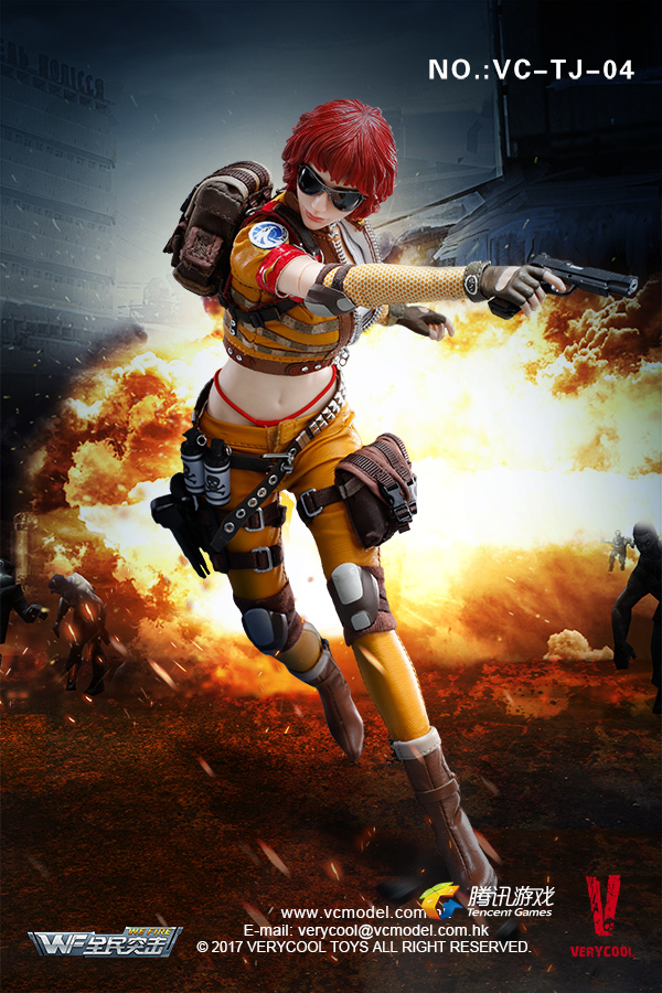 VERYCOOL 1/6 Wefire of Tencent Game 女性傭兵 ハートキング 未開封新品 VC-TJ-04 古代 Heart King 検） ホットトイズ DAMTOYS DID_画像2