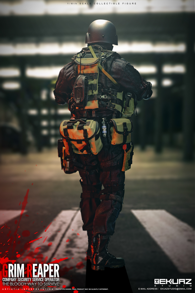 EKUAZ STUDIO 1/6 CSS特殊部隊 死神 未開封新品 EKS05 THE EKUAZ STUDIO 1/6 CSS特殊部隊 死神 未開封新品 EKS05 THE