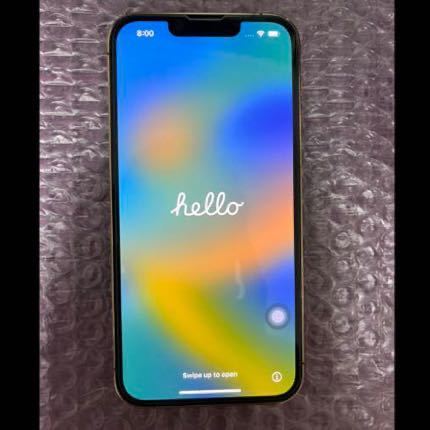 【ジャンク・訳あり】本体のみ Apple iPhone 13 Pro 256GBゴールド SIMフリー の画像1