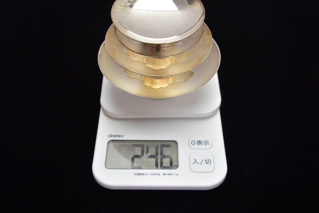 932 銀杯 4点 まとめて 246g○ 銀盃 酒器 つぶし 純銀 造幣局製SILVER