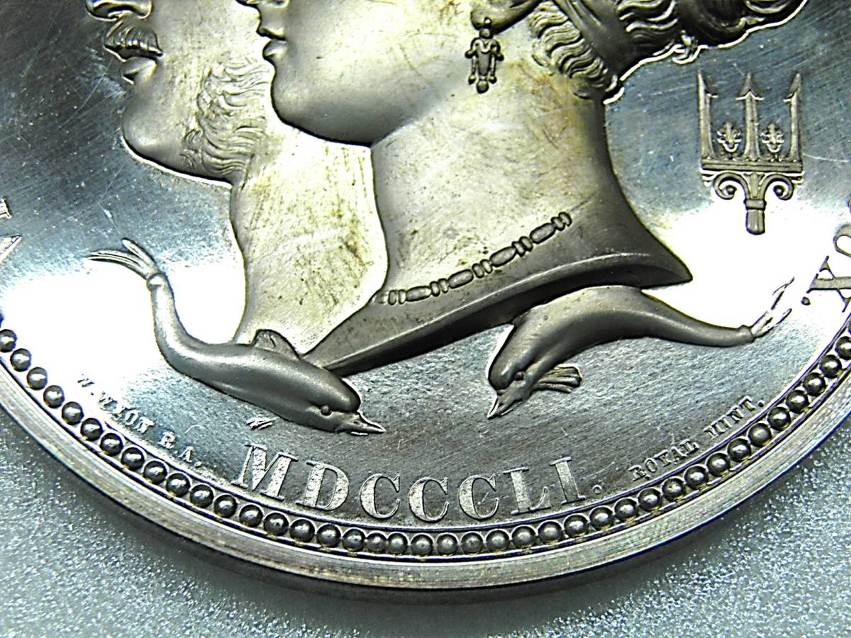 珍品】1851年◇ロンドン万国博覧会◇記念 銀メダル 珍品】1851年◇ロンドン万国博覧会◇記念 銀メダル