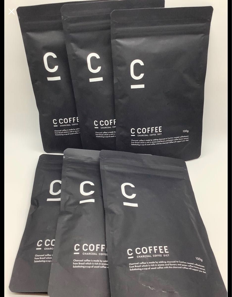 メール便不可】 C COFFEE チャコールコーヒーダイエット100g 6個セット ダイエット食品