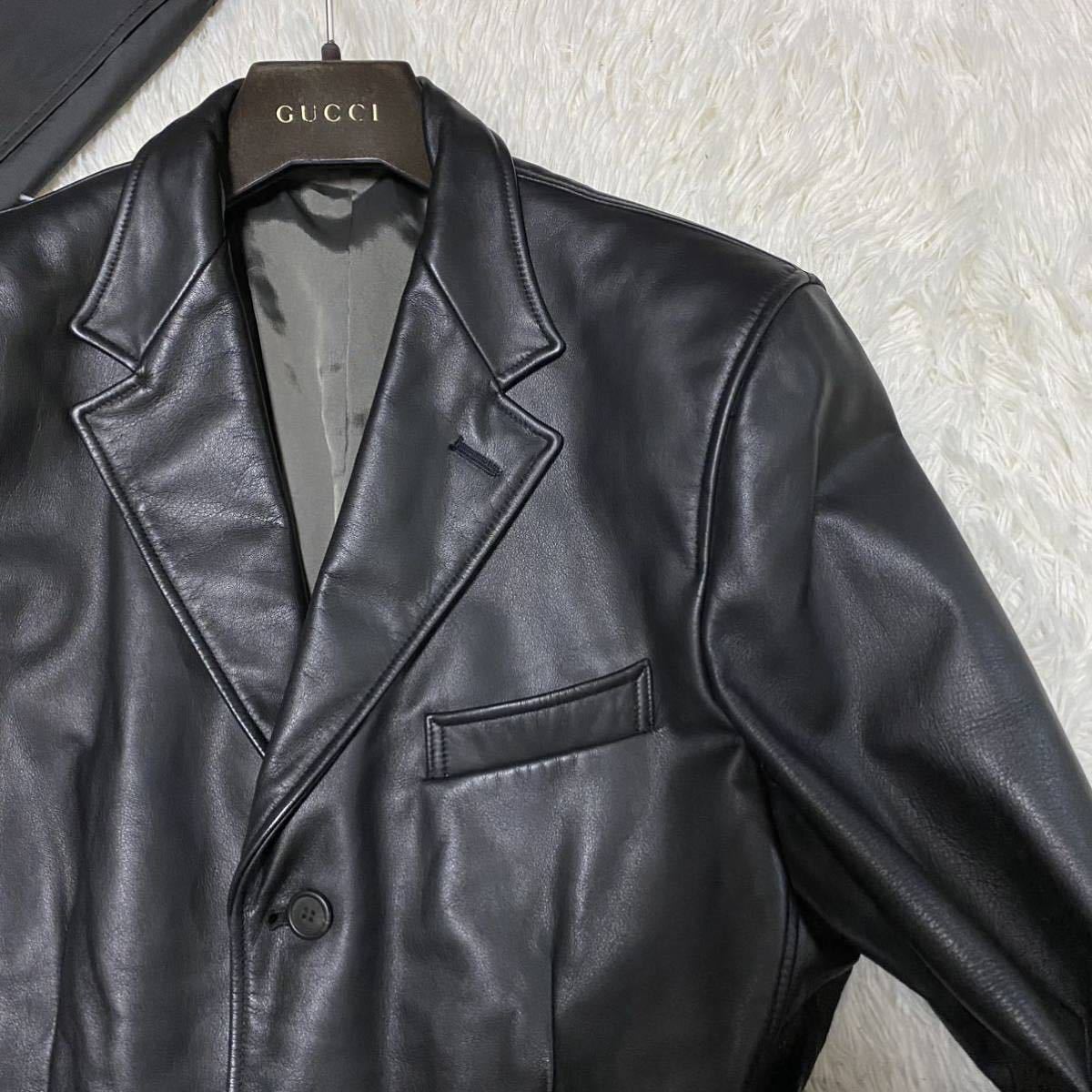 美品!希少XL!ポールスミス【圧倒的な存在感】Paul Smith カウレザー