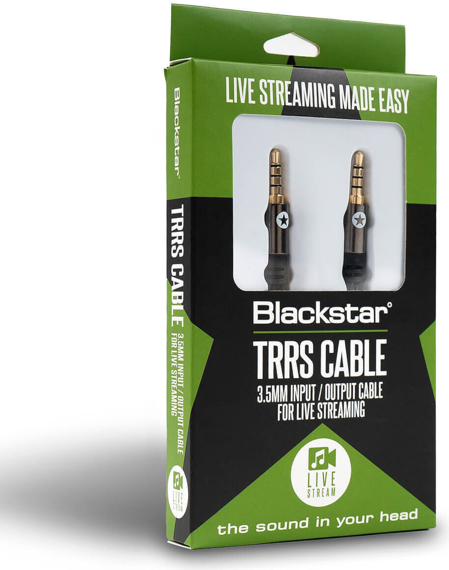 即決◆新品◆送料無料Blackstar TRRS 3.5mm JACK CABLE 1.8M 4極 ステレオミニ ケーブル/メール便 _画像3