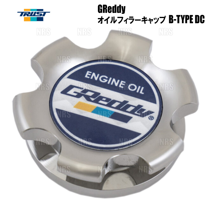 TRUST トラスト GReddy オイルフィラーキャップ B-TYPE DC ネジ式 M42-P4.5 スバル車用 EJ18/EJ20/EJ22/EJ25/EZ30/EZ36 (13901516_画像1