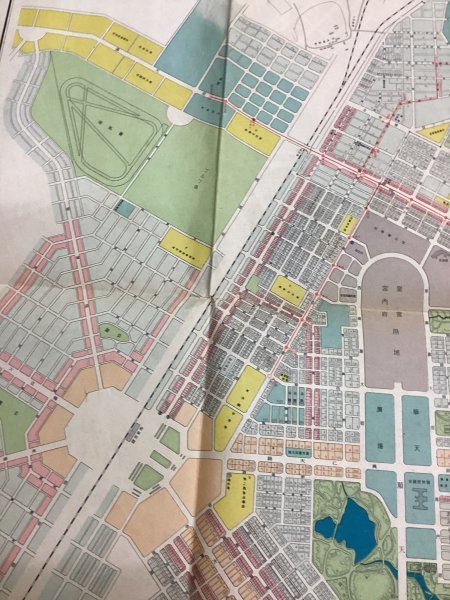 844◇戦前◇新京市街地図◇昭和11年◇9千分 844◇戦前◇新京市街地図◇昭和11年◇9千分