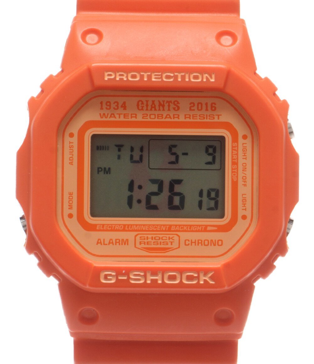 美品】 G-SHOCK DW5600VT 2016 GIANTS 腕時計 カシオ クオーツ [0904
