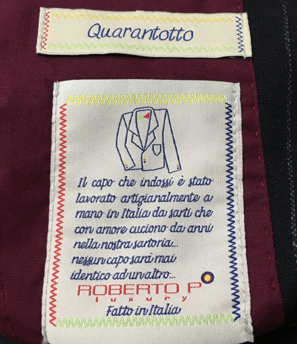 問屋 美品 ROBERTO P LUXURY テーラードジャケット メンズ メンズ