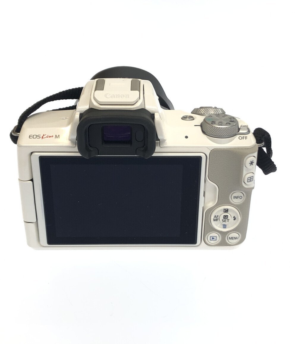 訳あり ミラーレス一眼カメラ EOS Kiss M ダブルズームキット Canon